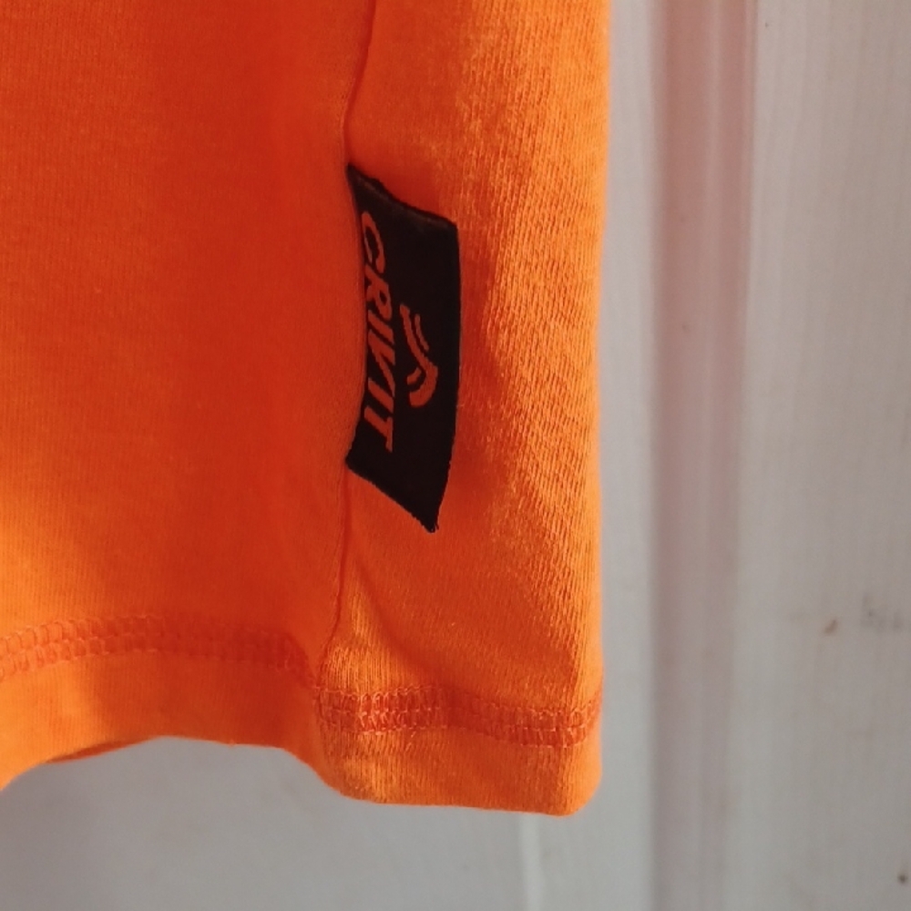 Men's Bright Orange Graphic Short-Sleeve Tee - Picture 4 of 5